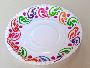 Trying to avoid using coloured plastic plate? 