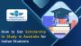 How to Get Scholarship to Study in Australia for Indian Stud