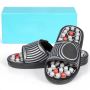 Comfortable and Portable Massaging Slippers