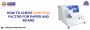 Paper Bursting Strength: Ensuring Durability in Packaging 