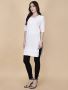 Online Buy White Plain Kurti – PrettyLady