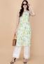 Online Buy 2 Piece Floral Green Suit – PrettyLady