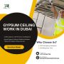 Gypsum Ceiling Work in Dubai 