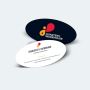 Print Custom Unique Oval Business Cards From PrintMagic