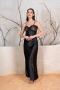 The Best Black Satin Nightgown Set For Women By Privte Liv