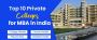 Top 10 Private MBA Colleges In India 2024 - Admission, Fees
