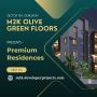 M2K Olive Green Floors Gurugram: Thoughtful Design 