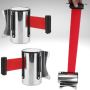 Stylish Wall-Mounted Belt Barriers – Q-Manager