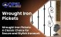 wrought iron pickets