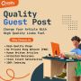 Unlock SEO Success and Brand Growth with Targeted Guest Post