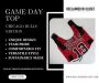 Upcycled Game Day Top – Bold, Breathable, and Perfect for Sp