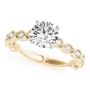Vintage Bezel Set Engagement Rings