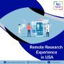 Remote Research Experience in USA Remote Research Experience in USA
