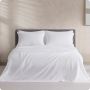 White Bed Sheets 4-Piece
