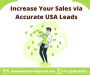 Increase Your Sales via Accurate USA Leads Increase Your Sales via Accurate USA Leads
