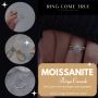Elongated Cushion Moissanite Rings Canada  | Ringcometrue