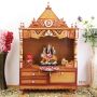 Divine Home Large Floor Rested Pooja Mandir without Door 