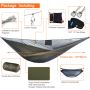11' Double Camping Hammock With Mosquito Net