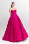 Gemy Maalouf Laser-Cut Strapless Gown