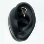 Helix Dangle Earring Vibe in a Single Diamond Chain Stud