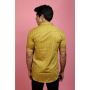  Men Casual Lining Shirt | Mustard - Sabezy