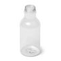 Round Clear PET Beverage Or Dairy Bottle for Sale