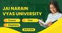 JNVU Admission 2025: How to Apply Online for UG and PG Cours