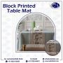 Purchase Block Printed Table Mat