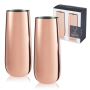 Copper Stemless Champagne Flutes by Viski® | BistroToRestro