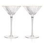 Meridian Martini Glasses (Set of 2) by Viski BistroToRestro