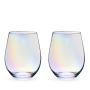 Luster Stemless Wine Glass Set of 2 by Twine
