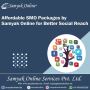 Affordable SMO Packages by Samyak Online for Better Social 