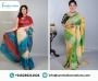 Buy Pure Murshidabad Silk Saree Online from Sarmistha Creati