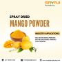 Natural Mango Fruit Powder, Spray Dried Mango Powder Manufac