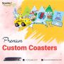 Premium Custom Coasters Available at Scented Promo