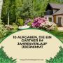 10 Aufgaben, die ein Gärtner im Jahresverlauf übernimmt