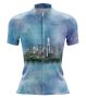 Performance Cycle Jersey Women - City Scape by Peter Richard