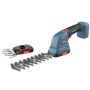 DC 7.2V Cordless 96mm(4'') Grass Shear & 150mm(6'') Hedge Tr