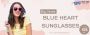 Blue Heart Sunglasses – Trendy & Stylish Eyewear for All