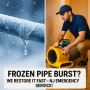Frozen Pipe Damage Restoration NJ – 24/7 Emergency Service