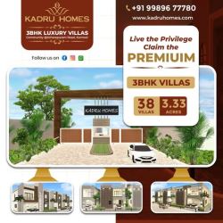 Book Affordable Luxury Villas in Kurnool with Modern Ameniti