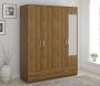 Elegant Wardrobe with Mirror for Timeless Bedroom Style