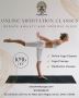 Benefits of Online Meditation Classes: Reduce anxiety