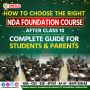 NDA foundation course at Shied KLO