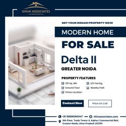 Modern Home for Sale in Delta II, Greater Noida.