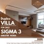 Duplex Villa For Sale in Sigma 3, Greater Noida! 