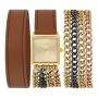 Dream Wrap Watch | Stylish Rose Gold Tan Watch by