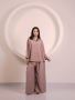 Buy Light Brown Cotton Collar Co-ord Set For Women Online Fr