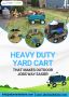 Heavy Duty Yard Cart That Makes Outdoor Jobs Way Easier