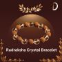 Get Authentic Rudraksha Crystal Bracelet For Peace & Energy